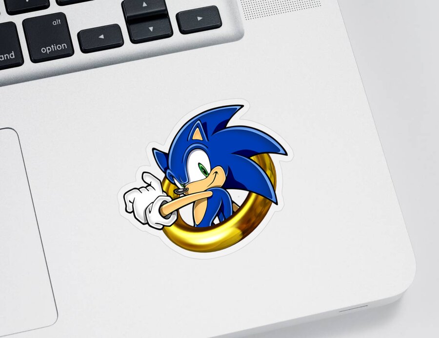 Sonic #12 Sticker by Vanya Tari - Pixels